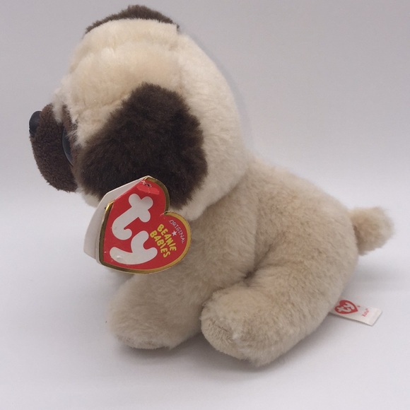 Ty Beanie Babies Rufus Puppy Dog Plush Stuffed Animal Toy - Picture 2 of 9